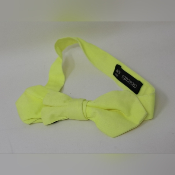J. Crew Crewcuts Kids Boys Tie Bow  Tie Accessories Bright Yellow Adjustable - Picture 3 of 5